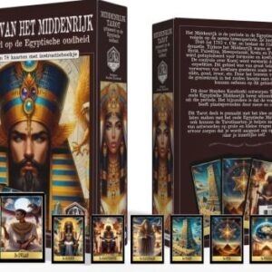Tarot van het Middenrijk gebaseerd op de Egyptische oudheid.Tarotkaarten