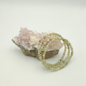 Labradoriet kogel armband 4 mm