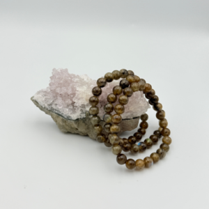Labradoriet kogel armband 8 mm