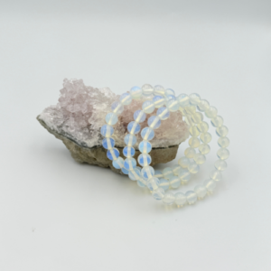 Opaliet kogel 8 mm armband