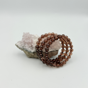 Rookkwarts kogel 8 mm armband