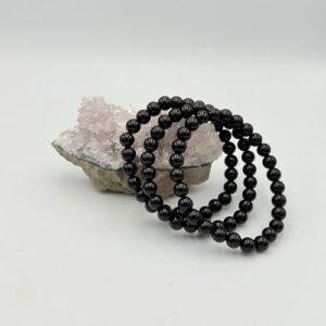 Onyx kogel armband heren 8 mm