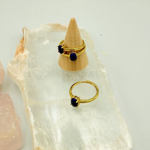 Ring goud lapis lazuli
