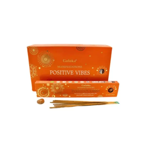 Manifestation positieve vibes edelsteen wierook