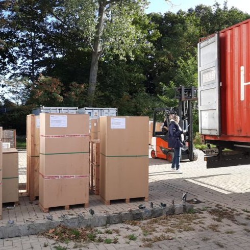Pallets vol edelstenen