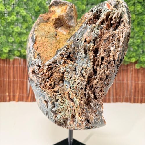 Agaat op standaard groot2 Agaat op standaard groot