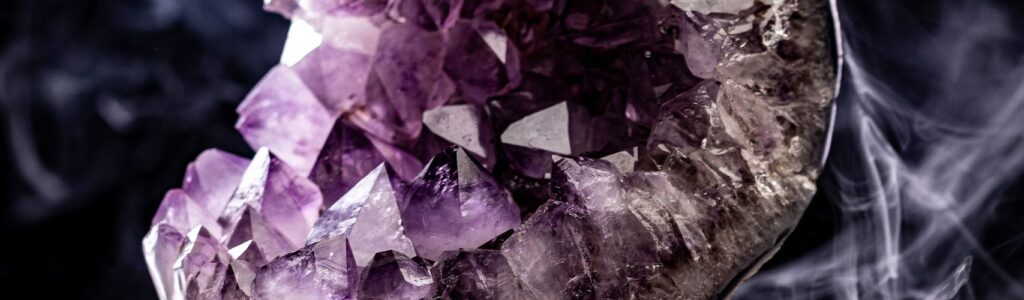 Amethist grote punten