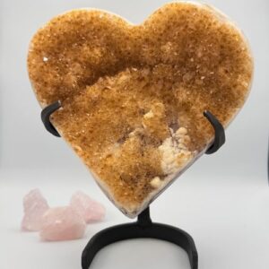 Gebrande amethist hart