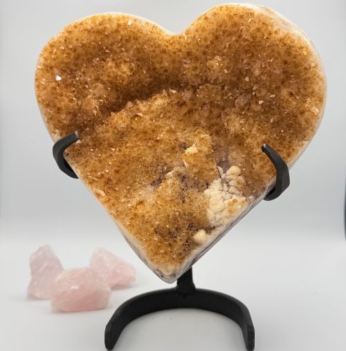 Gebrande amethist hart Gebrande amethist hart