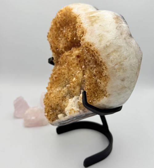 Gebrande amethist hart2 Gebrande amethist hart