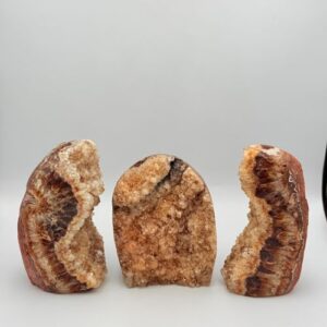 Gebrande amethist set