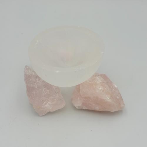 Seleniet schaaltje (ca 6.3 cm) Seleniet schaaltje (ca 6.3 cm)