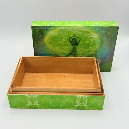 Gelamineerde Bewaardoos – Yoga Tree of Life 15x10 cm Gelamineerde Bewaardoos – Yoga Tree of Life 15x10 cm