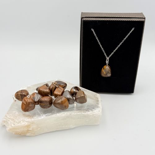 Ketting hanger Tijgeroog Ketting hanger Tijgeroog