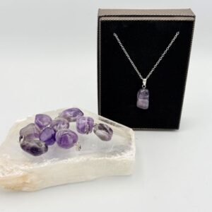 Ketting hanger amethist