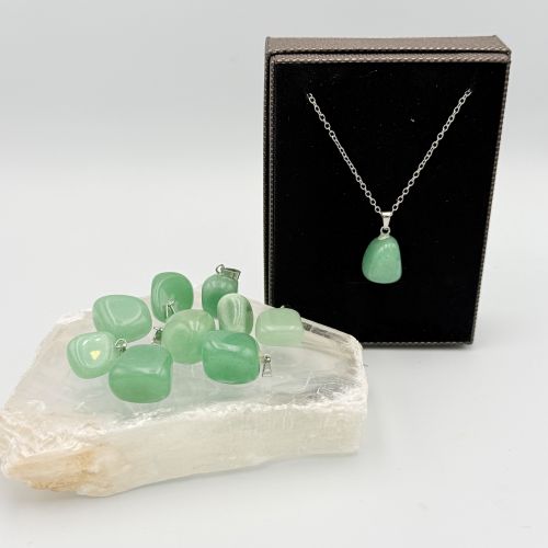 Ketting hanger aventurijn