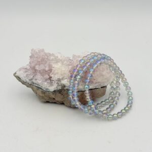 Kogelarmband angel aura blauw