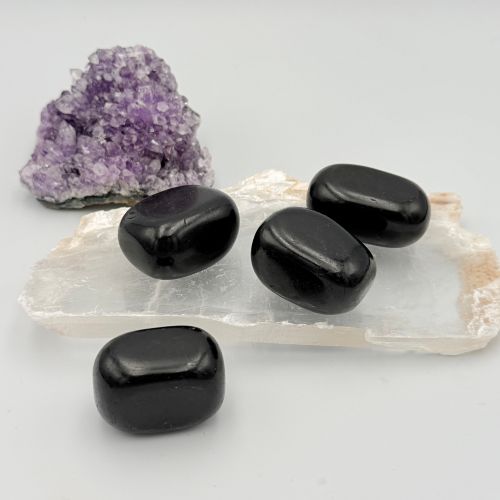 Shungiet trommelsteen groot