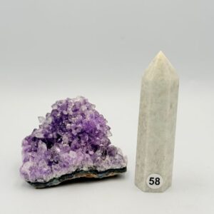 Toren Obelisk labradoriet witte maansteen