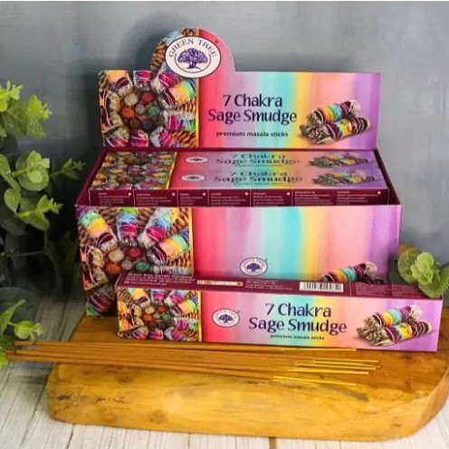 Wierook 7 Chakra Sage Smudge 15 gram2 Wierook 7 Chakra Sage Smudge 15 gram