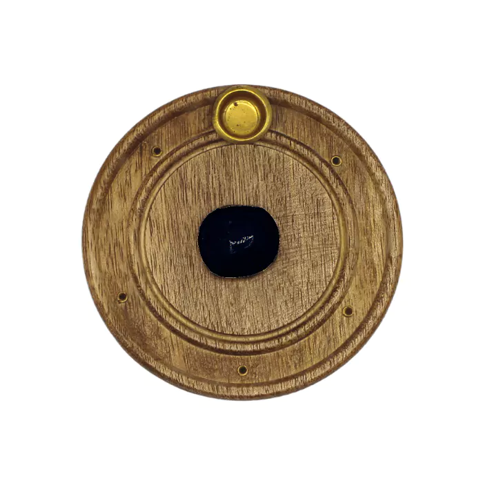 Wierookhouder rond zwarte toermalijn2