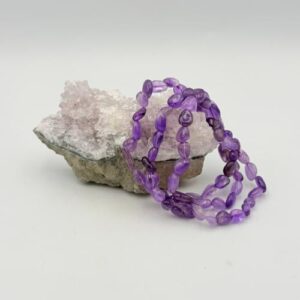 Tumbled Amethist Armband