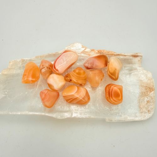 Abrikoos agaat Creativiteit en vrolijkheid