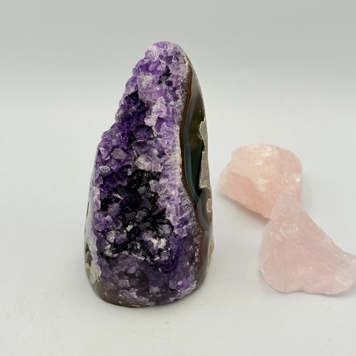 Amethist op standvlak