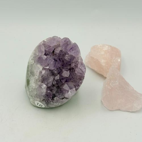 Amethist op standvlak