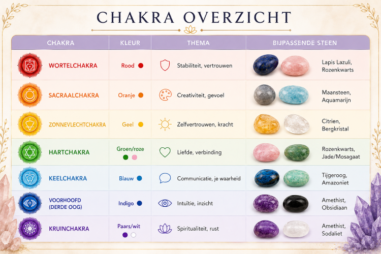 Chakra overzicht website
