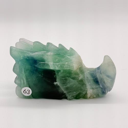 Fluoriet draak carving