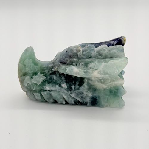 Fluoriet draak carving
