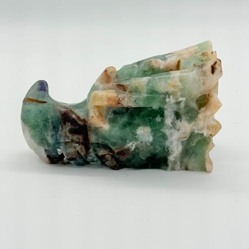 Fluoriet draak carving