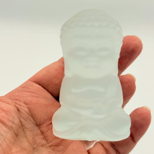 Seleniet Boeddha – ca. 8 x 4,7 cm