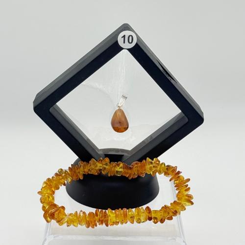 Set Armband met hanger van Barnsteen in etalage