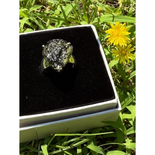 Moldaviet ring zilver