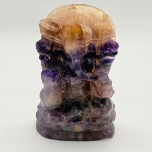 Fluoriet Ganesha (focus, balans) Ca 10.5 cm