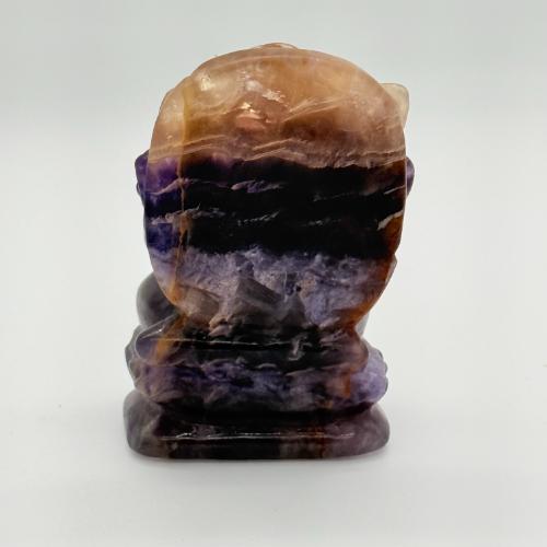 Fluoriet Ganesha (focus, balans) Ca 10.5 cm