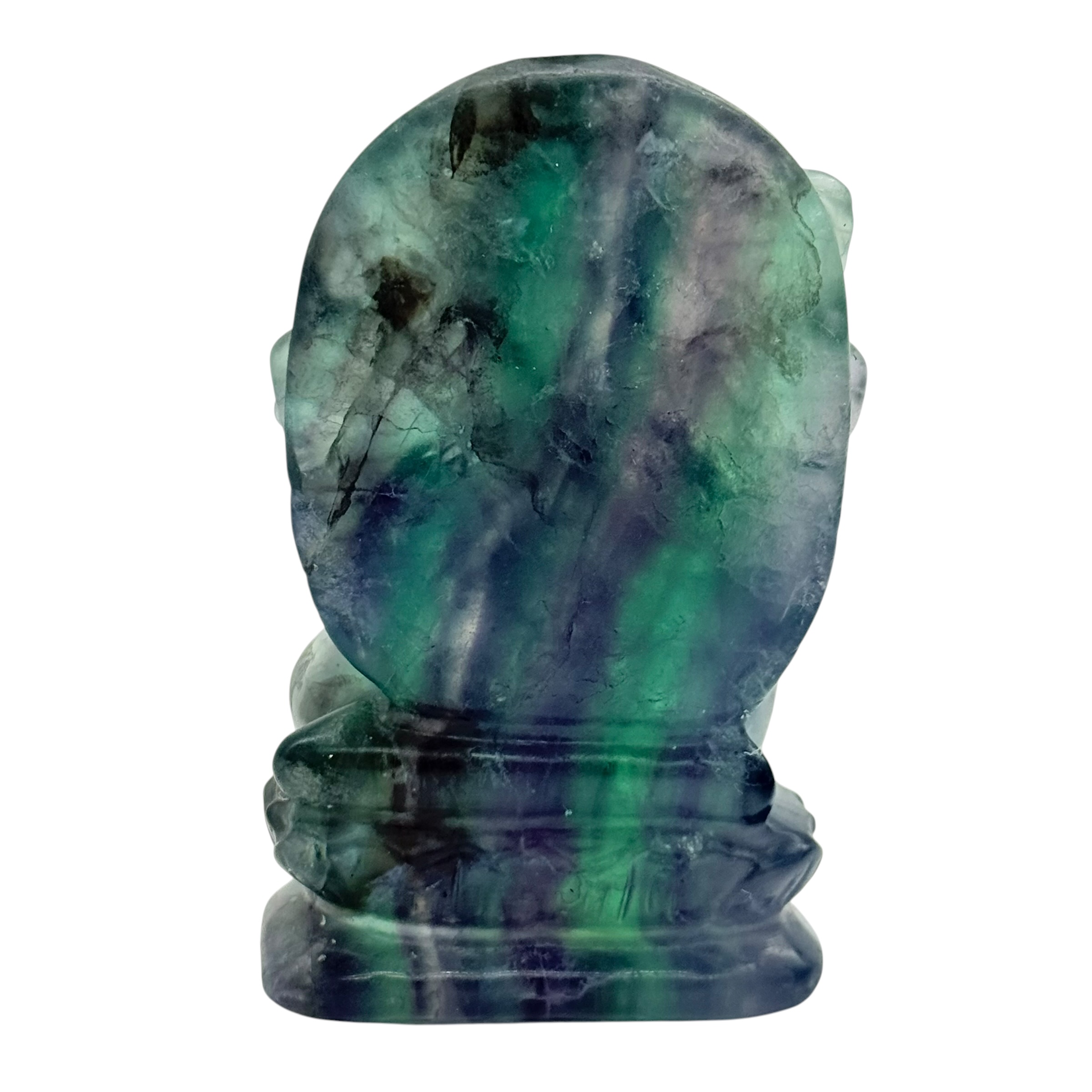 Fluoriet Ganesha - focus, balans Ca 10.5 cm