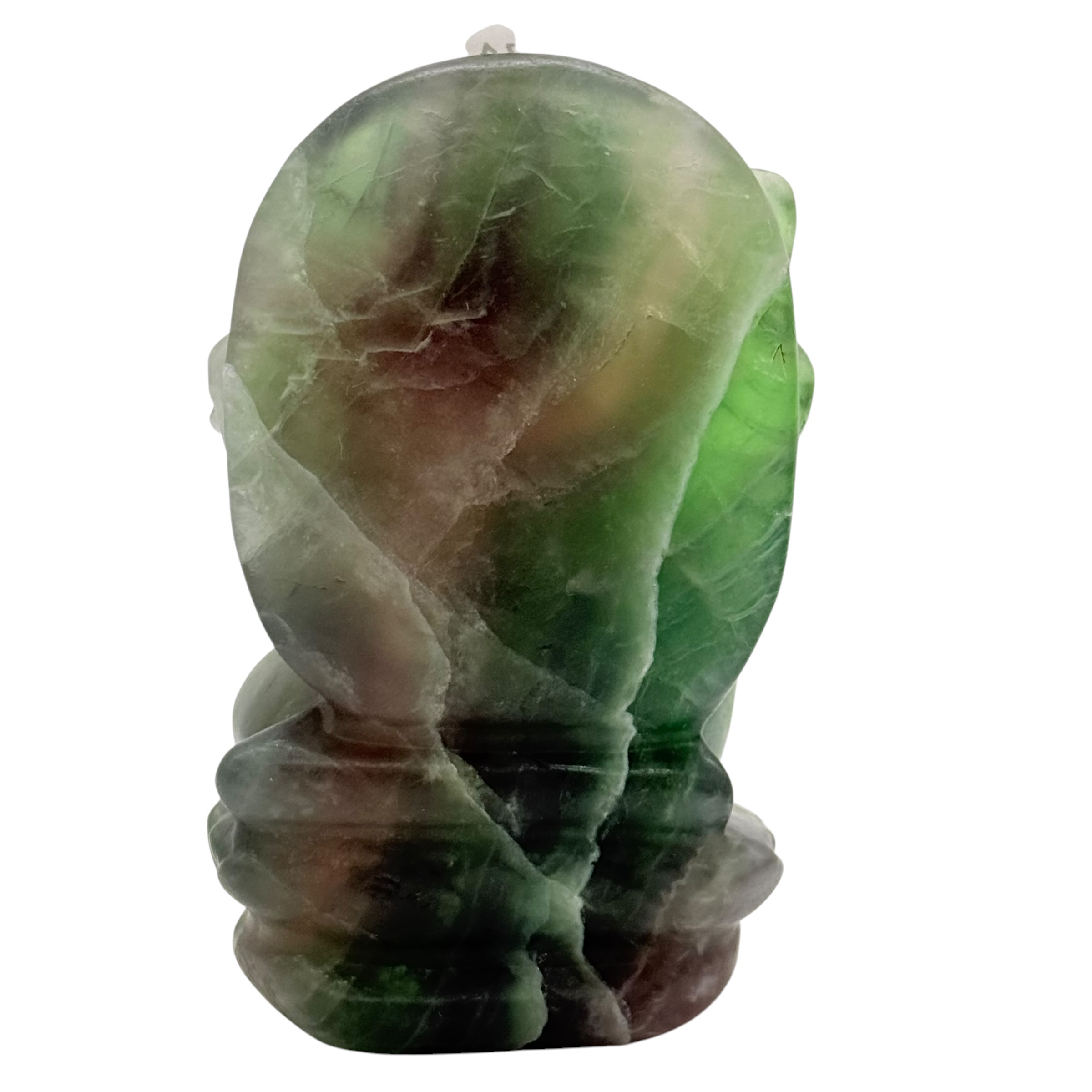 Fluoriet Ganesha - focus, balans Ca 10.5 cm