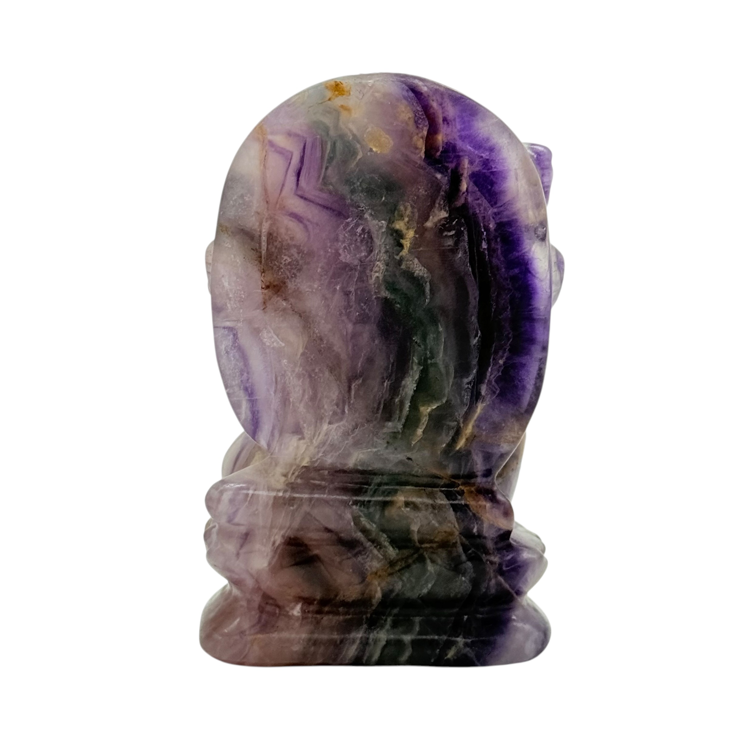 Fluoriet Ganesha - focus, balans Ca 10.5 cm