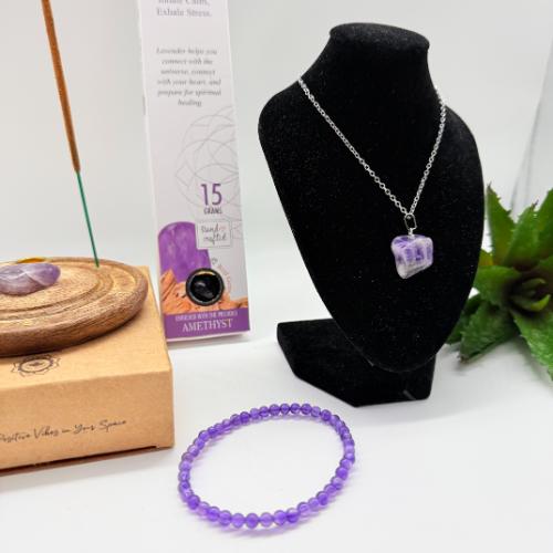 Cadeauset Meer Rust & Ontspanning - Amethist