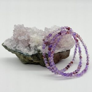 Fantoomkwarts Armband 4 mm - Groei, bewustwording