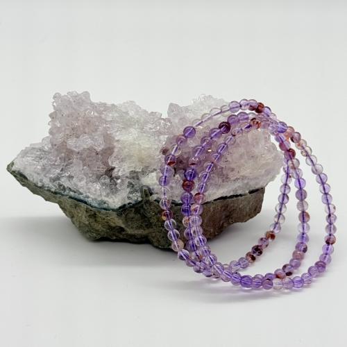 Fantoomkwarts Armband 4 mm - Groei, bewustwording