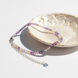 Ametrien Facet Armband 2 mm – 925 Zilveren Sluiting | Balans
