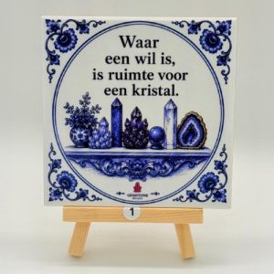 Spreukentegeltje met Houten Ezel