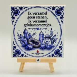 Spreukentegeltje met Houten Ezel